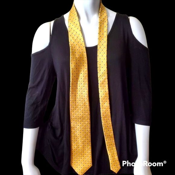 Jos. A. Bank Other - Jos A Bank Yellow, Blue, & White Silk Tie